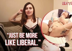 Ersties - Sexy Australian Amateur Kitty Uses a Magic Wand To Satisfy Her Needs