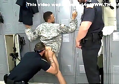 Gay sexy hunk police man Valor