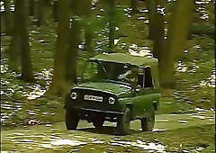 Luscious Foursome Outdoor Sex