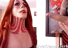 pennywise duo tranny pull with suck for halloween speci
