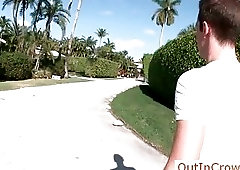 Hot gay public teasing