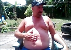 Grandpa fat bear, fat bear men, fat men in public