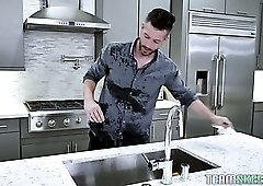 Cute dressed playful auburn gal Chloe Temple deserves some hard missionary