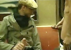 Two guys on the train