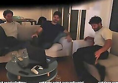 straight friend seduced to jerk off