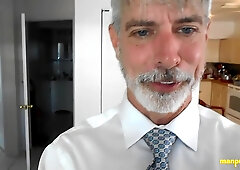 Richard Lennox Flaunts His Manstick And Testicles While Jerking Off