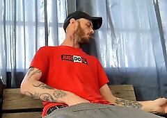 Jacking my giant spear on my smoke break