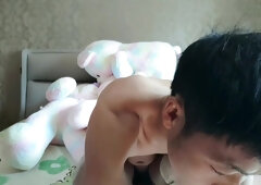 A Cute Asian Boy Masturbates And Ejaculates For The First Time In 2026 In A Sunny And Cozy Little House