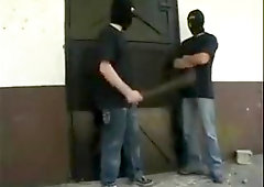 Gay guys bound and ass rammed