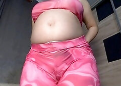 Pussy play, legging, girl masturbating
