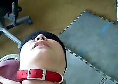 Asian wife submits to her master as husband watches Par