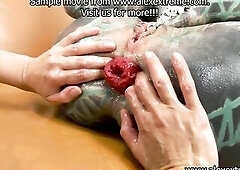 Hotkinkyjo hot lesbian anal fisting Anuskatzz till her ass prolapse