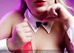 JOI Sexy Blond in bunny costume will make u feel precious - Enjoyable Dove girlfriend experience