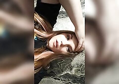 a glamorous hotty flirting with u.