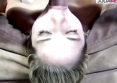 1st unfathomable mouth and then the cum all over her face and into her throat