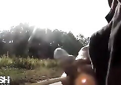 Outdoor flash two Teens