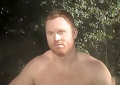 Seth Fornea In A Hot Tub And In Front Of The Fireplace