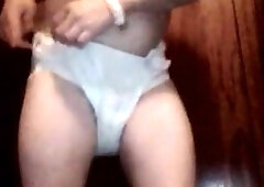 derek likes dildos and changes his moist diaper aswell