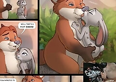 Gay furry comics, huge cock, gay comic reaction