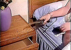 Man and hawt wench take turns sucking their allies knob in his bedroom.Bi-sexual vintage 3dsome with hirsute twat mother I'd like to fuck>