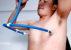 inhaling my puffies with a pump