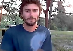 Big prick in the park cam show