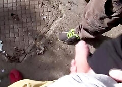 CzechHunter: Young Roman blowjob cum sex tape