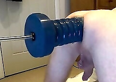 Big Blue Bumps Work a Hole