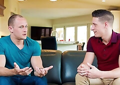 Trevor Laster and Dalton Riley improvise an anal session