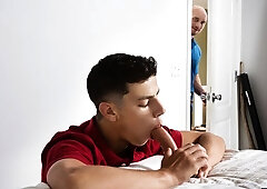 Young twink Kaleb Stryker sodomized by John Magnum