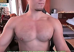 LovelyJohn playing with his nipples