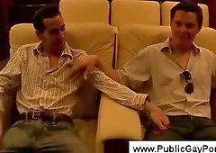 Rich boys sneaky touch at a cinema