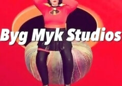 Granny Carmen's Elastigirl: Superhero Gilf Screw Whore Gets Creampied!