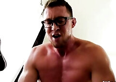 Divine trans teen with pierced nipps is an avid cum drinker