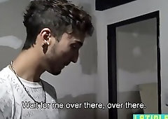 Latino fucked by a straight contruction worker bareback