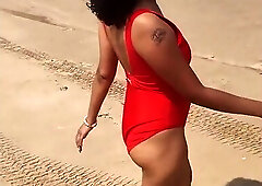 The Nude Beach Cosplay Life Gaurd Solo Female