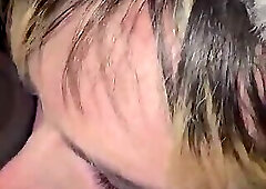 Femboys getting crazy at the public bathroom, cock rubbing and doing wet blowjobs on each other