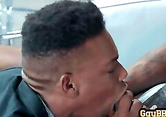 Black bottom penetrated in ass hole by perverted fucker