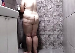 Older breasty big beautiful woman mother i'd like to fuck in the shower.