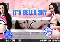 GROOBYVR - Bella Sky Enjoys Riding Prick on P-O-V Video
