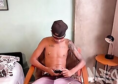 Fighting Pair Concupiscent Wife Gets Stripped in Front of Him to Make up with Fellatio and Hawt Screwing