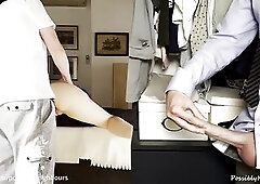 Voyeur Spouse Jerks Off Secretly During the time that Wife Gets Creampied During Standing Sex