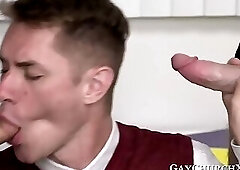 Innocent aspiring priest submits to his superior pastors