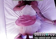 Sarah Catness Long Legs Crossdresser Needs Bareback POV Dick