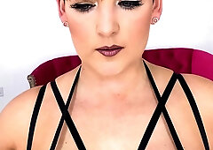 Big Boobed Blonde Masturbates With A Dildo In The Bathroom