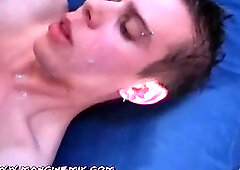 Succulent Twinks Catch Cum After Banging