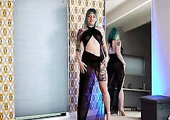 Hot party outfit Try on haul, teasing + hawt dancing