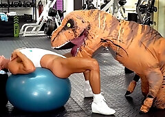 Trex video with beauty Nina Dolci from Cam Soda