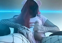 Sweet punk trap helps you cum