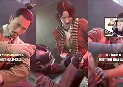 Hot streamer gets down while gaming in Fortnite and other action-packed games